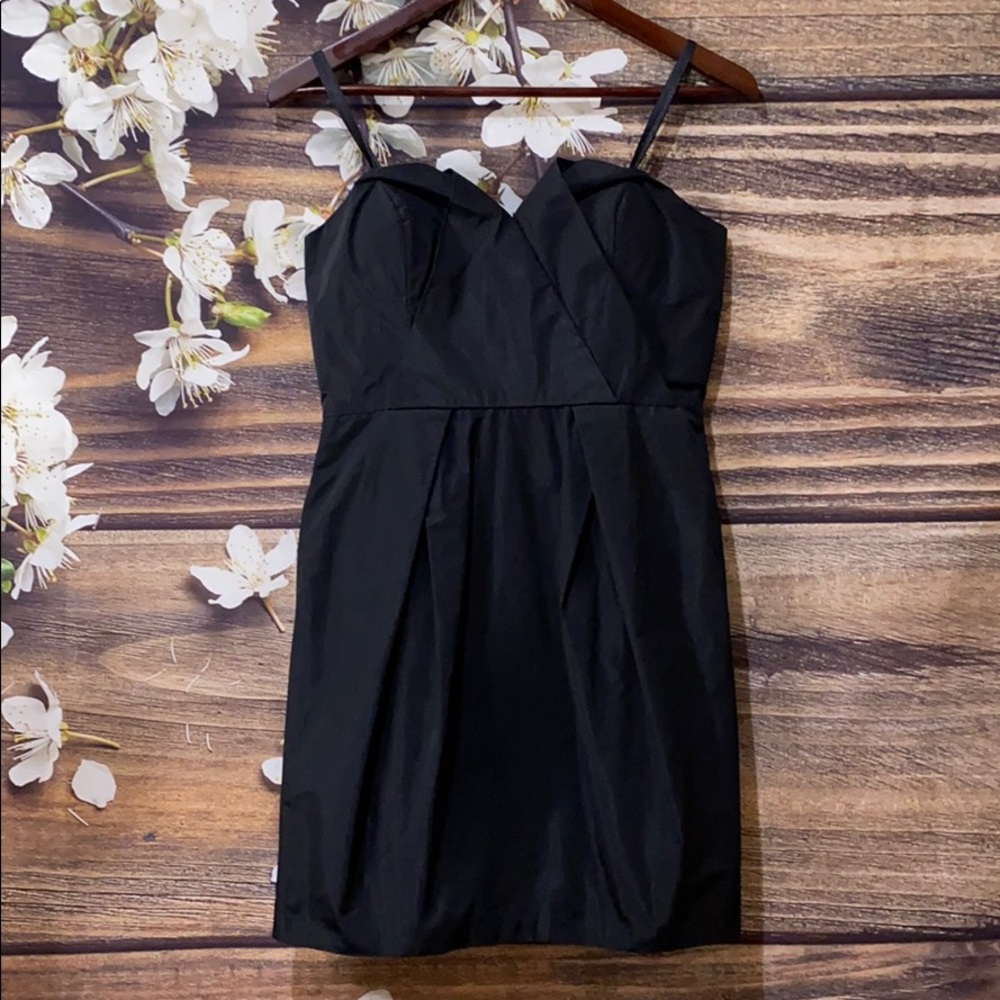 Bcbgeneration Strapless Black Mini Dress - image 1